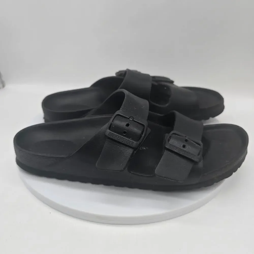 Birkenstock Unisex Arizona Eva Sandals Water-Friendly Size W9 M7 Black Comfort